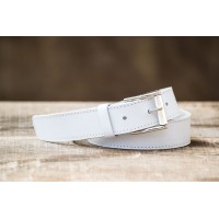 CEINTURE CUIR BLANC| La french